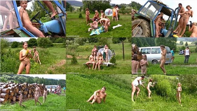 Naturism outdoor video studio Purenudism - Grassy outdoor fitness Naturism outdoor video studio Purenudism - Grassy outdoor fitness