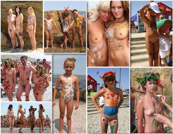 PureNudism gallery - Body paints and colors PureNudism gallery - Body paints and colors