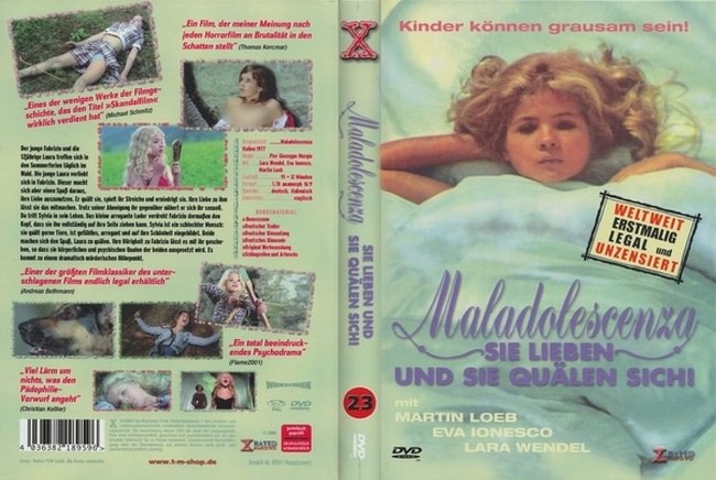 Maladolescenza (1977) Pierre Giuseppe Murgia film Maladolescenza (1977) Pierre Giuseppe Murgia film